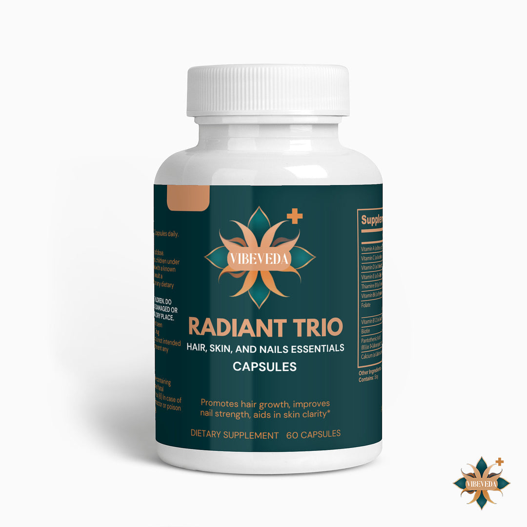 Radiant Trio: Hair, Skin, and Nails Essentials Capsules