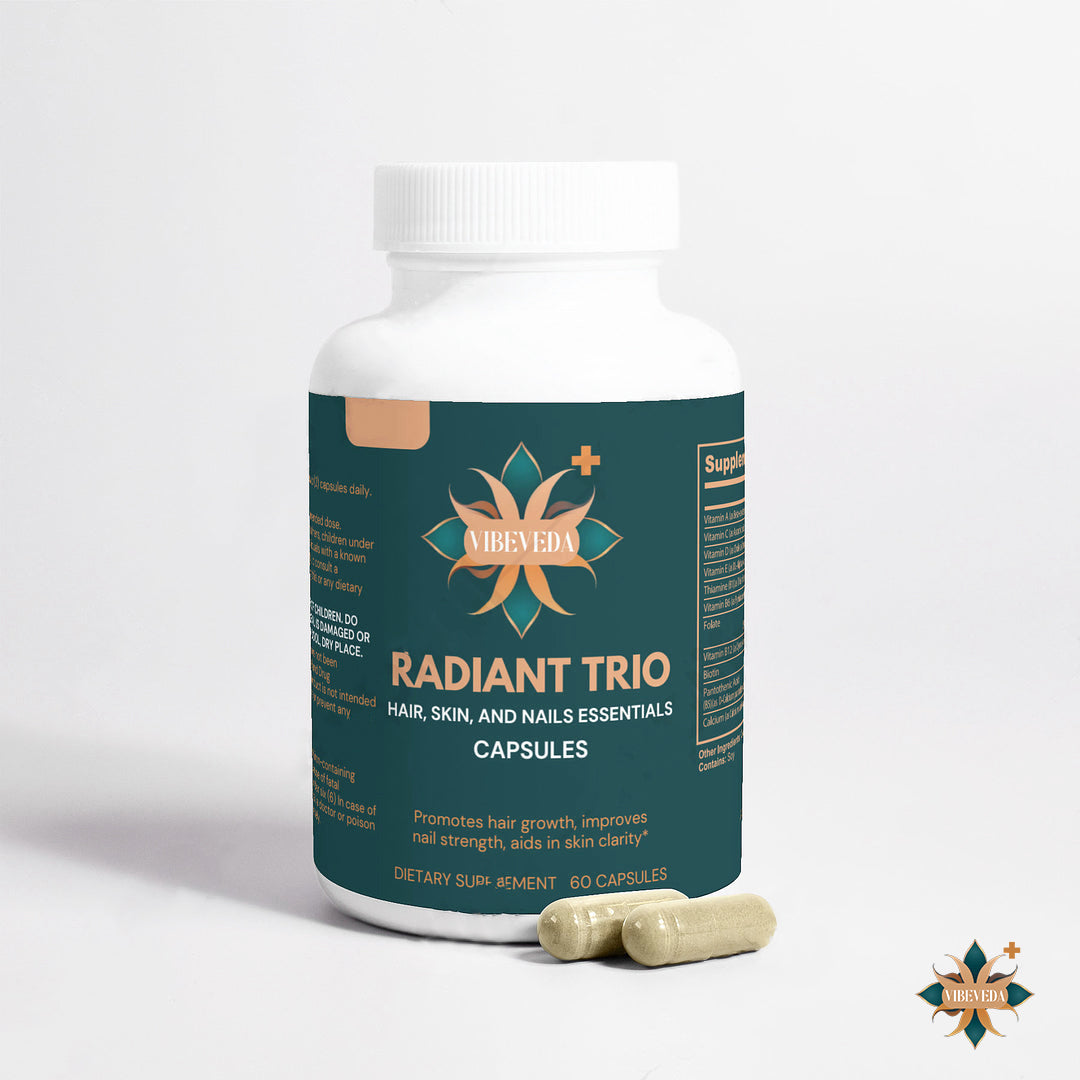 Radiant Trio: Hair, Skin, and Nails Essentials Capsules