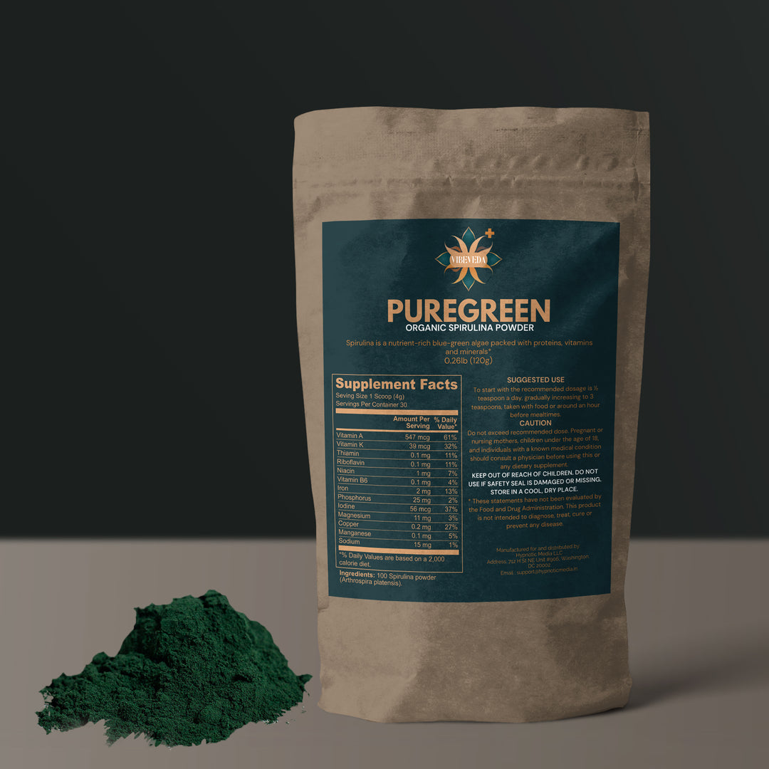 PureGreen - Organic Spirulina Powder